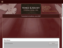 Tablet Screenshot of nobleandkelsey.com